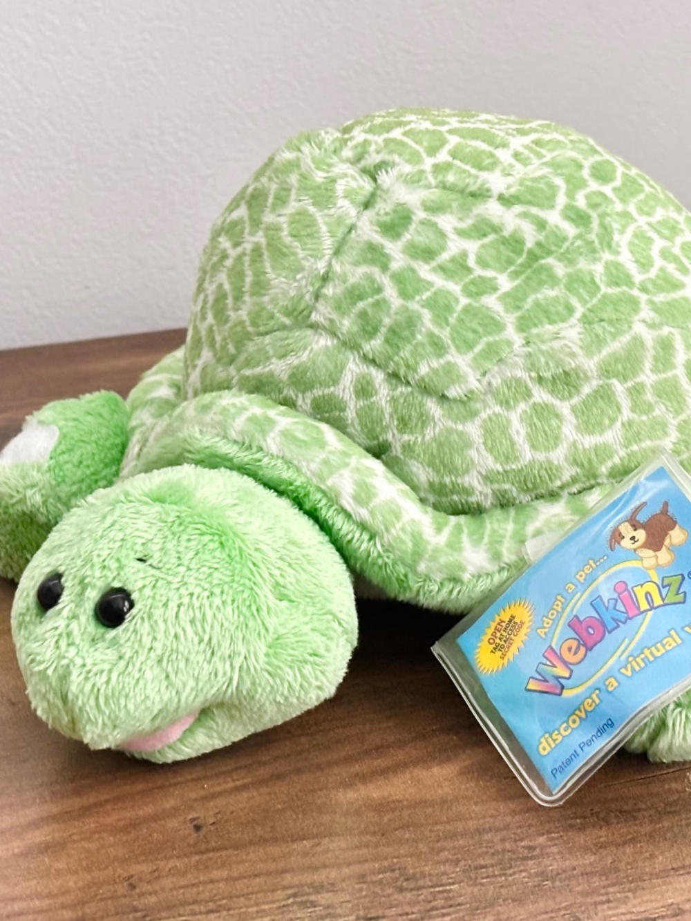 NWT Ganz Webkinz Spotted Green Turtle Plush Pet Stuffed HM225 CODE Sealed NEW